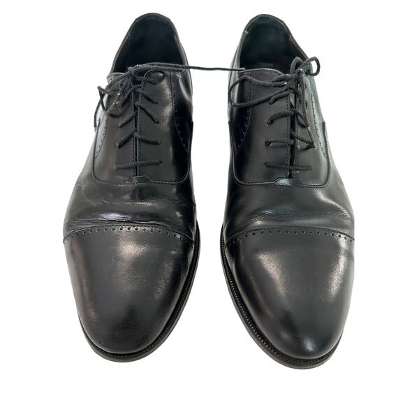 Vito Rufolo Other - Vito Rufolo Black Leather Men's Dress Shoes Made in Italy Size 10 1/2 M